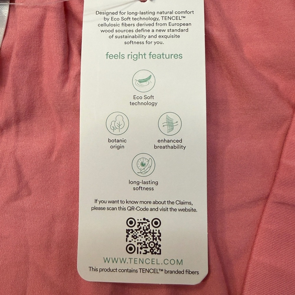 Lands End Womens 1X Colorblock Tiered Midi Skirt Pink Orange Cotton Modal NEW - Picture 7 of 9